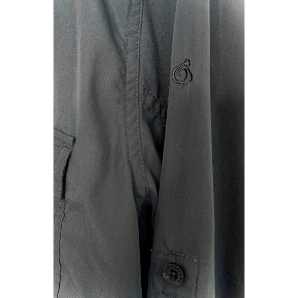 Craghoppers Men's Long Sleeve Buttondown Shirt Large Kiwi Security Pocket Travel - Picture 11 of 12